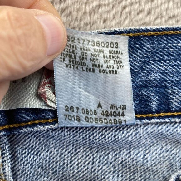 Vintage Levi's Men's 550 Jeans Size 44x30 Relaxed Fit Straight Denim Casual Blue - Picture 10 of 15